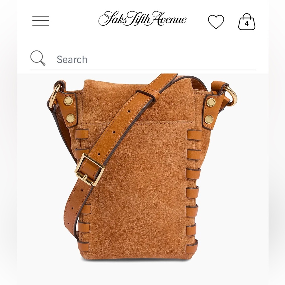 Brand new Aimee Kestenberg Messenger Bag in Rustic Caramel  trendy and classy 🌹 - Picture 13 of 13